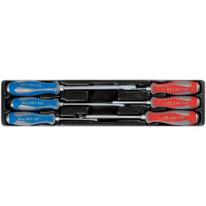 набор отверток! силовых, ложемент, 6 предметов\ 930206MR KING TONY