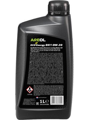 AREOL ECO Energy DX1 0W20 (1L) масло моторное! синт.\API SQ RC, ILSAC GF-7A, GM  0W20AR066 AREOL