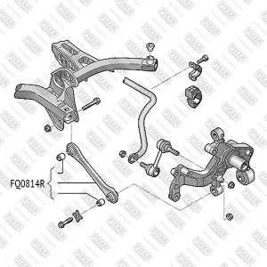 AUDI A3 (2003>)/VW GOLF V (2004>) FQ0814R FIXAR
