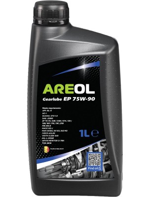 AREOL Gearlube EP 75W90 (1L) полусинт. трансм. масло для гипоидных передач! API  75W90AR083 AREOL