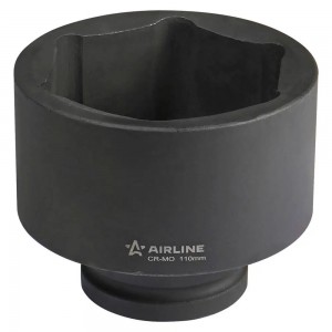 Головка ударная торцевая 1 DR шестигранная 110мм, L=120мм (ATAS158) ATAS158 AIRLINE