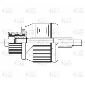 Ротор стартера для а/м KIA CEED (06-)/Sportage II (04-) 2.0i (SR 0839) SR0839 START VOLT