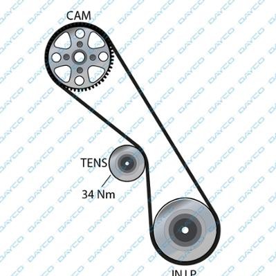 ремень ГРМ! 105x254H\ Toyota Land Cruiser 4.2D/TD 95> 94831 DAYCO