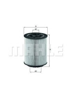 Фильтр масляный VW Touareg (02-06) (4.2) MAHLE OX356D MAHLE KNECHT