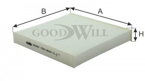 Фильтр салона AG549CF AG 549 CF GOODWILL