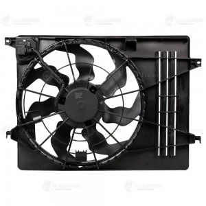 Вентилятор радиатора охлаждения. с кожухом для а/м Hyundai iX35/Kia Sportage III LFK08S5 LUZAR