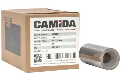 Палец поршневой ГАЗЕЛЬ дв. Cummins ISF2.8 5257057 119111 CAMIDA