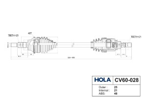 RENAULT DUSTER (2012>) CV60-028 HOLA