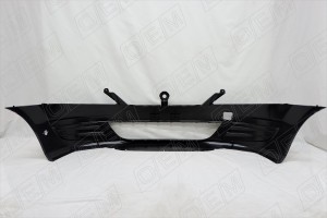 Бампер передний Renault Logan 1 2009-2014, без ПТФ, в цвет кузова OEM0091 OEMPARTS