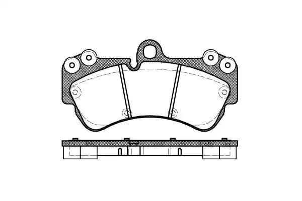 994 00 колодки дисковые п.\ VW Touareg 3.2i/4.2i/2.5TDi/5.0TDi диск 17' 02> 099400 REMSA