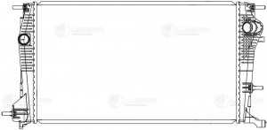 Радиатор охл. для ам Renault Megane III (08-),Fluence (08-) 1.9D,2.0i M,A (LRc 0 LRC 0904 LUZAR
