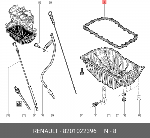 DUSTER (2012>) 8201022396 RENAULT