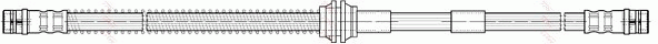 Шланг тормозной передний AUDI Q7 (4L), VW TOUAREG (7L_) PHA415 PHA415 TRW
