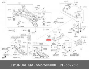 KIA SORENTO PRIME (2015>) прав. 55275C5000 HYUNDAI KIA