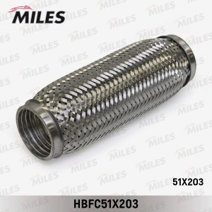 Труба гофрированная (гофра) внутренним металлорукавом 51X203 (BOSAL 265-573) HBF HBFC51X203 MILES