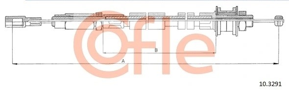 трос сцепления!\ VW LT 28-55 all 89> 92103291 COFLE