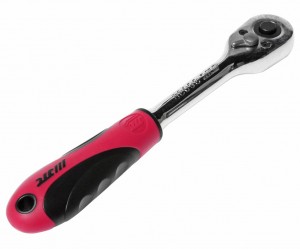 Ключ трещотка 3/8" 36 зубьев 202мм резиновая рукоятка JTC JTC-3603B JTC TOOLS