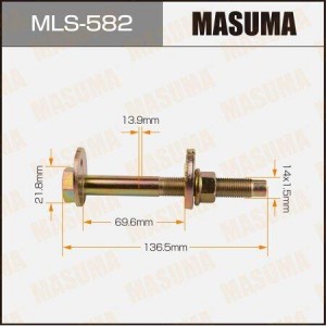 Болт NISSAN сход-развальный комплект с гайкой и шайбой MASUMA MLS-582 MASUMA