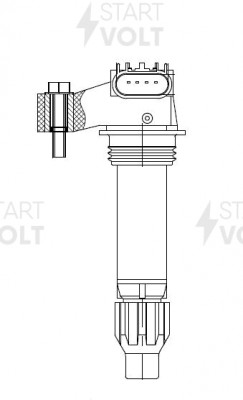 Катушка зажигания Chevrolet Captiva (06-),Opel Antara (06-) 3.0i,3.2i SC 0502 SC 0502 START VOLT