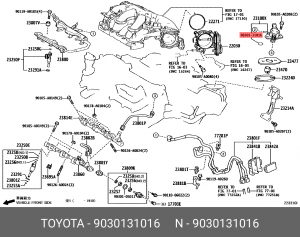 Кольцо 35785-48020 90301-31016 TOYOTA