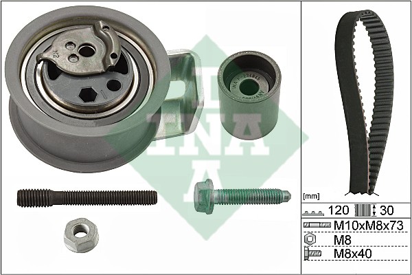 рем.к-кт ГРМ!\ Audi A3/A4/A6, VW Bora/Golf/Passat 1.4TDi/1.9TDi 97> 530 0091 10 INA