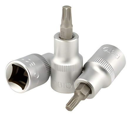 Головка торцевая с битой 1/2" Torx T15 "АвтоDело" (L=55 мм) 39303 AVTO DELO