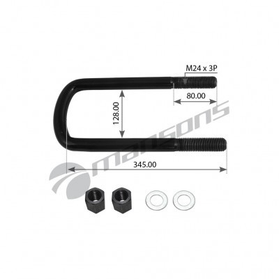 Стремянка BPW KASSBOHRER рессоры (350/128/M24х3) MANSONS 300.123C MANSONS