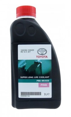 Антифриз розовый готовый TOYOTA sllc pre-mixed G12 -35c 1 л 08889-80150 08889-80150 TOYOTA
