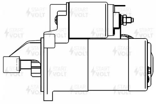 Стартер для а/м Great Wall Hover H3 (09-) 2.0i/Hover H5 (10-) 2.4i 1,4кВт (LSt 2 LST2706 START VOLT
