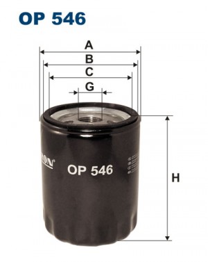 Фильтр масляный OP546 FILTRON