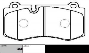колодки дисковые передние!\ MB W221 3.5/5.0/6.0/3.2CDi 05> GK0076 CTR