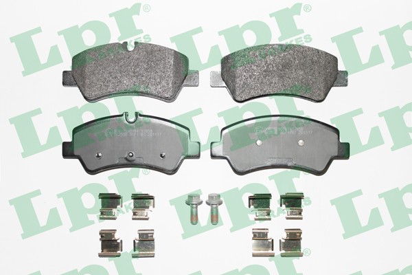 Колодки тормозные дисковые 05P1787 05P1787 LPR
