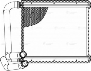 Радиатор отоп. для а/м Hyundai Solaris II (17-) (LRh 0803) LRH 0803 LUZAR