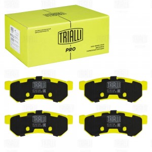 Колодки торм. Chevrolet Lacetti (04-) диск. зад. (после 2007 г/в) (керам.) (PF 0 PF0571CR TRIALLI