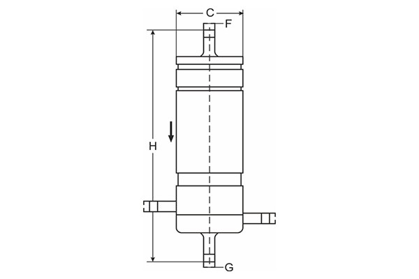 Фильтр топливный ST 6159 SCT