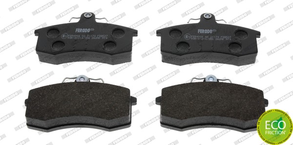 Колодки тормозные дисковые (Premier). LADA 2108-2112 1.1-1.5 &16V 86> FDB527 FERODO