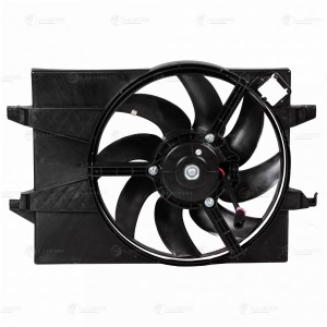 Э,вентилятор охл. с кожухом для ам Ford Fiesta (01-),Fusion (02-) (A,C-) (LFK 10 LFK 1032 LUZAR