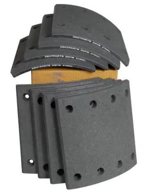 накладки тормозные с ЗАКЛЕПКАМИ STD 19477 20.7-11.4 (420x200) Z10716 ZENTPARTS