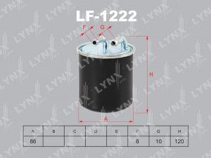 фильтр топливный! Mitsubishi Colt 1.5 04> LF-1222 LYNXAUTO