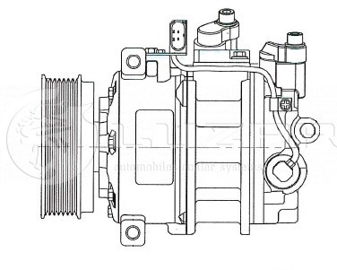 Компрессор кондиц. для а/м VW Touareg (02-)/Audi Q7 (06-) 3.6i  LCAC1858 LCAC1858 LUZAR