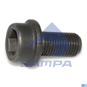 Болт MAN штанги реактивной (M18x2x35) SAMPA 102535 SAMPA