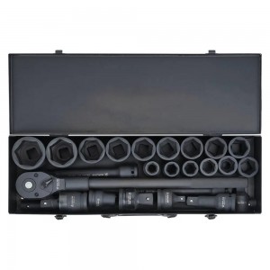 Набор головок ударных 3/4DR L=56мм, 24пр. (17-50мм) металл.кейс (ATAS414) ATAS414 AIRLINE