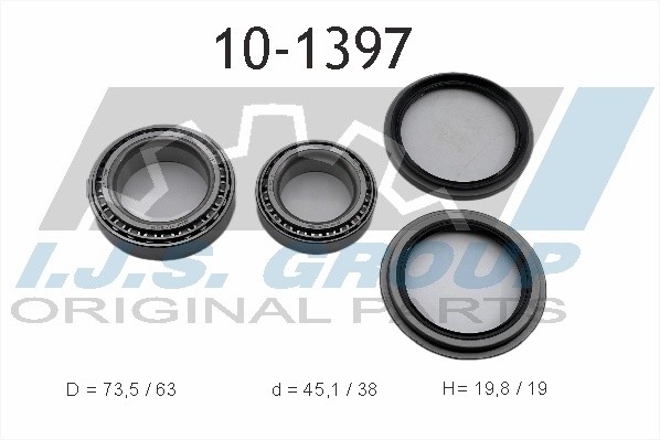 к-кт подшипника ступ. пер!\ Kia Sportage 2.0i/TD/2.2D 93-02 101397 IJS GROUP