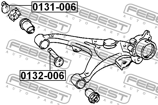 TOYOTA HI ACE (1995>) С ЭКСЦЕНТРИКОМ 0132-006 FEBEST