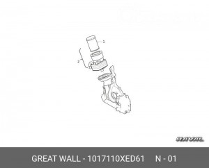 Фильтр масляный HAVAL H9 (14-) OE 1017110XED61 GREAT WALL