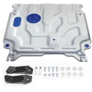 защита картера+КПП!алюминий 3 мм\Hyundai Solaris II 1.4, 1.6 17-20, Solaris 1.6  333.2369.1 RIVAL