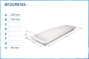 Фильтр воздушный B13CR0143 B13CR0143 CWORKS