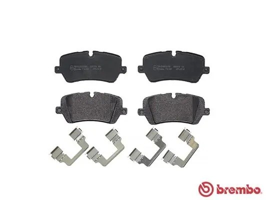Колодки тормозные LAND ROVER Range Rover (12-) задние (4шт.) BREMBO P44021 BREMBO