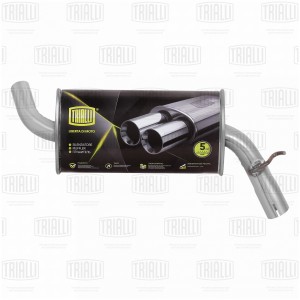 Глушитель дополнительный (резонатор) (алюм. сталь) EAM 1806 TRIALLI