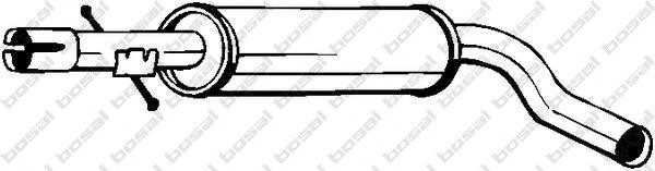 Глушитель SKODA Octavia средняя часть BOSAL 220-663 BOSAL